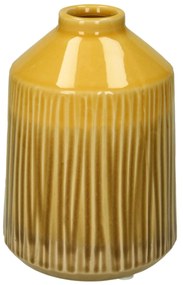 Βάζο Κίτρινο Κεραμικό 12.7x12.7x17.8cm - 05152213