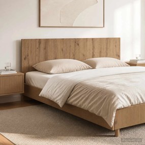vidaXL Κεφαλάρι Τοίχου ARNHEM Artisan Δρυς Επεξεργασμένο Ξύλο