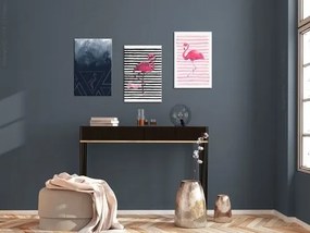 Πίνακας - Flamingos (Collection) - 120x60