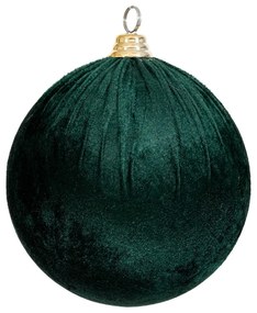 Χριστουγεννιάτικη Μπάλα Βελούδινη Κυπαρισσί 20εκ. iliadis 90610