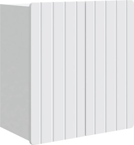 vidaXL Τοίχου Ντουλάπα Λευκό 59 x 31 x 64 εκ. Επεξεργασμένο Ξύλο