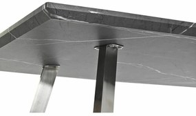 Τραπεζαρία DKD Home Decor Μαύρο Χάλυβας Ξύλο MDF 160 x 90 x 76 cm
