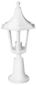 Επιδαπέδιο Φωτιστικό Πλαστικό LP-400Κ H44,5 Φ20,5 Heronia Lighting 10-0090 Λευκό