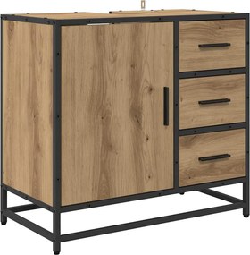 vidaXL Σετ Επίπλων Μπάνιου 4 pcs Artisan Oak Επεξεργασμένο ξύλο