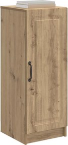 vidaXL Πλαϊνό γραφείο Artisan Δρυς 33 x 34,5 x 87 εκ.
