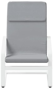 vidaXL Πολυθρόνα Relax Ανοιχτό Γκρι Υφασμάτινη