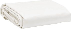 vidaXL Μουσαμάς Λευκός 5 x 7 μ. 650 γρ./μ²
