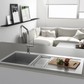 Orabella Vento 20103 Chrome  – Μπαταρία Κουζίνας με Ντους