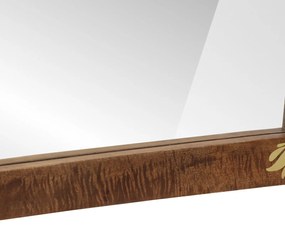 vidaXL Καθρέφτης Μπάνιου  50x70x3 εκ. Μασίφ ξύλο ακακίας