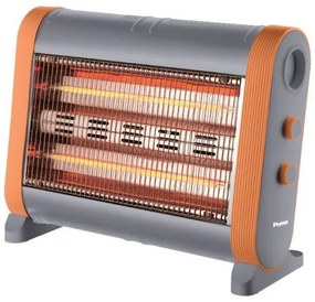 Θερμάστρα Carbon PRQH-81102 Γκρι/Πορτοκαλί 1600W 810102 Primo-810102-Γκρι 810102