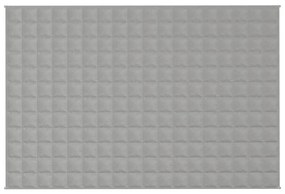 vidaXL Κουβέρτα Βαρύτητας Γκρι 120 x 180 εκ. 5 κ. Υφασμάτινη