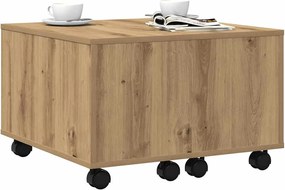 vidaXL Τραπεζάκι Σαλονιού Αρτισιανή Δρυς 60x60x38 εκ. Επεξ. Ξύλο