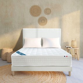 Σετ κρεβάτι με στρώμα + τάβλες + πόδια + κεφαλάρι