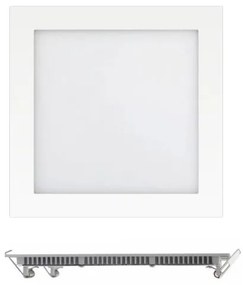 Φωτιστικό Οροφής Πάνελ Λεπτό LED SMD 20W 3000K Λευκό Epistar 5430 Spotlight 5430 Λευκό