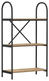 vidaXL Ράφι Βιβλίων artisan δρυς 60 x 30 x 109 εκ Επεξεργασμένο ξύλο