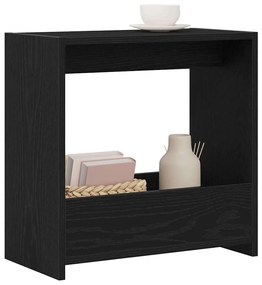 vidaXL Τραπεζάκι Πλευράς Μαύρη δρυς 50 x 26 x 50 εκ.