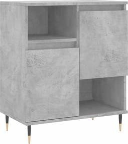 vidaXL Ντουλάπι Γκρι Σκυροδέματος 60x35x70 εκ. Επεξεργασμένο Ξύλο