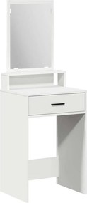 vidaXL Τραπέζι περιποίησης Λευκό 50 x 41 x 140 εκ. Επεξεργασμένο Ξύλο