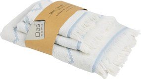 Πετσέτες Μπάνιου (Σετ 3τμχ) Das Home Best Line 0870 Dusty Blue 450gsm