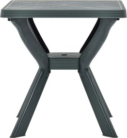 vidaXL Τραπέζι Bistro Πράσινο 70 x 70 x 72 εκ. Πλαστικό