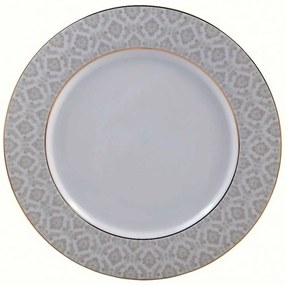 Πιάτο Φρούτου Πορσελάνινο PR14141103 20cm White-Gold Oriana Ferelli® Porcelain