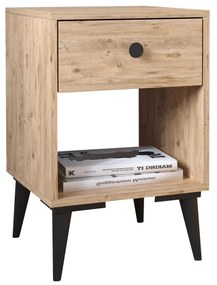 Κομοδίνο ArteLibre AMARI Δρυς Μοριοσανίδα 43x43x67.5cm