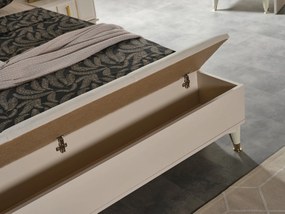 Stewehome Σετ Κρεβατοκάμαρας Κρέμα / Χρυσό 160x200 cm