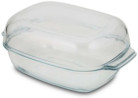 Πυρίμαχο Σκεύος Με Καπάκι Arizona 10-143-108 14,3x22,6x34,5cm 5,7lt Clear Nava Γυαλί