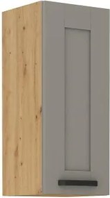 Κρεμαστό ντουλάπι Nelor 30 G-72 1F-Γκρι σπέσιαλ - Φυσικό