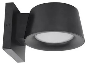 Απλίκα Φωτιστικό Τοίχου IP65 LED 12W Πλαστικό Μαύρο LENTE-1918 Sunlight-LENTE-1918-Μαύρο LENTE-1918
