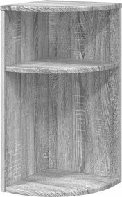vidaXL End Table Γκρίζο Σονομα 29,6 x 29,6 x 60 εκ Επεξεργασμένο ξύλο