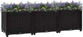 vidaXL Ζαρντινιέρα 120 x 40 x 38 εκ. από Πολυπροπυλένιο