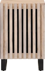 vidaXL Ντουλάπι Μπάνιου 38x34x58 εκ. από Μασίφ Ξύλο Μάνγκο