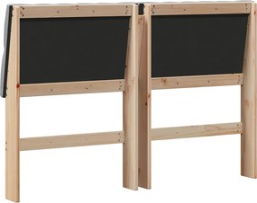 vidaXL Ταπετσαρισμένο κεφαλάρι Ανοιχτό γκρι 140 cm