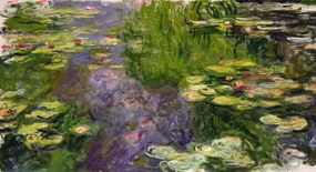 Claude Monet - Εκτύπωση έργου τέχνης Νερολούλουδα, (40 x 22.5 cm)