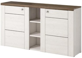 Μπουφές Lark 26-Λευκό - 155.00Χ37.00Χ85.00cm