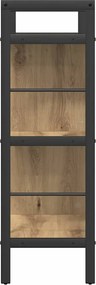 vidaXL Ράφι Βιβλίων 5 επιπέδων 75 x 30 x 91 εκ. Επεξεργασμένο ξύλο
