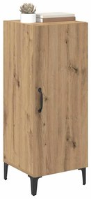 vidaXL Πλαϊνό γραφείο artisan δρυς 34,5 x 34 x 90 εκ.