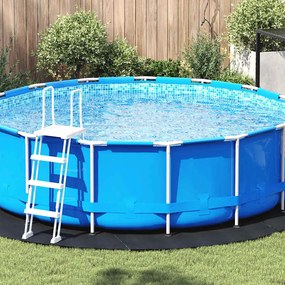 vidaXL Εδαφοκάλυψη Πισίνας Μαύρο Ø 366 cm Μη Υφαμένο Ύφασμα