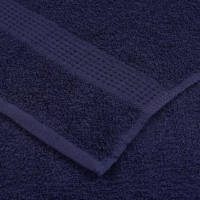 vidaXL Σετ Πετσετών 8 Τεμαχίων FROGN Μπλε Σκούρο 360 γρ./μ²
