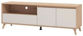 Έπιπλο τηλεόρασης STIRLING 157 3K1F2V Artisan Oak - Cashmere 157x40x53εκ. 157x40x53 εκ.