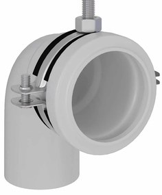 vidaXL Στήριγμα Τοίχου Μπάνιου Μπλε 50 x 17.5 x 136 εκ. Ατσάλι