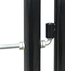 vidaXL Πόρτα με Μονή Πόρτα Μαύρη 300x100 εκ.