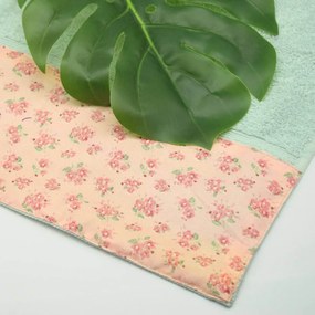 Πετσέτα Σώματος (70x140) White Fabric Botanical Mint 500gsm