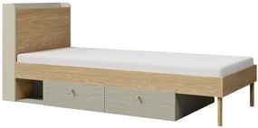 Παιδικό κρεβάτι Yuki-Menta - 94.00Χ217.00Χ93.00cm