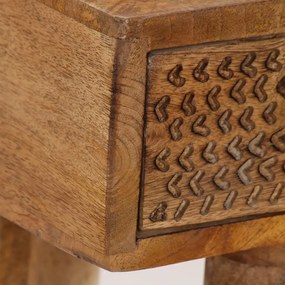 vidaXL Τραπέζι Κονσόλα 102 x 30 x 79 εκ. από Μασίφ Ξύλο Μάνγκο