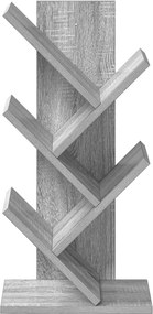 vidaXL Ράφι Δέντρου 4-Επιπέδων 30 x 18 x 60 εκ Επεξεργασμένο Ξύλο