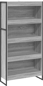 vidaXL Βιβλιοθήκη 80 x 30 x 155 εκ Γκρι Sonoma