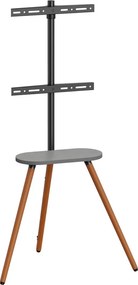 BRATECK βάση τηλεόρασης δαπέδου FS28-44F-04, 43-65", έως 35kg, με ράφι