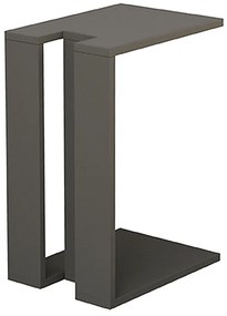 Τραπεζάκι βοηθητικό Muju Megapap χρώμα ανθρακί 30x40x57εκ.